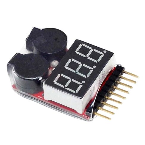 1pcs 1-8S LED Low Voltage Buzzer Alarm Voltage Indicator Tester in Kuwait