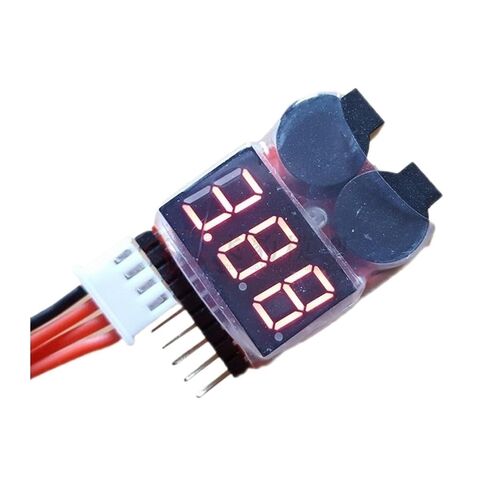 1pcs 1-8S LED Low Voltage Buzzer Alarm Voltage Indicator Tester in Kuwait