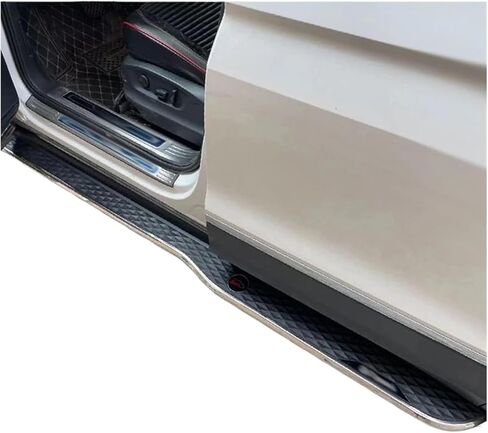 2 قطعة متوافق مع Volkswagen Teramont 2017-2024 لوحة الجري الجانبية Nerf Bar دواسة الألومنيوم (مع الأقواس) in Kuwait