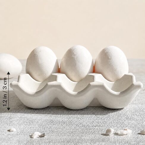 Silicone Egg Holder Mold – Wavy Egg Tray Mold for Resin, Plaster & Concrete DIY Decor, Egg Storage Organizer Casting Mold – Form Me in Saudi Arabia