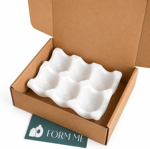 Silicone Egg Holder Mold – Wavy Egg Tray Mold for Resin, Plaster & Concrete DIY Decor, Egg Storage Organizer Casting Mold – Form Me in Saudi Arabia
