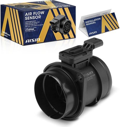 AISIN AFTERMARKET MAFVG-00126 مستشعر تدفق الهواء الشامل (MAF) مع غطاء - متوافق مع Volkswagen Passat Tiguan 2018-2022، Beetle 2018-2019، Audi A3 A4 S3 2017-2020 - مع 4 دبابيس in Kuwait