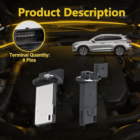 مستشعر تدفق الهواء الشامل MAF متوافق مع Chevy Equinox Malibu GMC Terrain 2016 2017 2018 2019 2020 2021 2022 1.5L 4L، يستبدل #23366103 in Kuwait