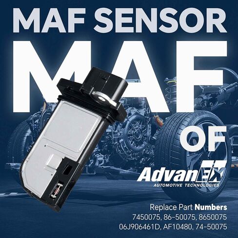 06J906461D مستشعر تدفق الهواء الشامل MAF متوافق مع موديلات Audi A3/A4/A5/A6/Q3/Q5 & Quattro، 2013-2016 allroad يستبدل AF10480 in Kuwait