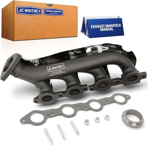 JC Whitney JFBAJCWEMD00040 طقم مشعب العادم الأيمن - متوافق مع شيفروليه سيلفرادو 1500 99-01، سيلفرادو 2500 99-02، سيلفرادو 3500 01-02، تاهو 2000-2001 - 4.8L 5.3L 5.7L 6.0L Cyl.8 in Kuwait