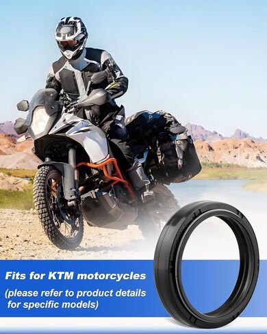 مجموعة سدادات الشوكة والغبار 56-126 مناسبة لـ KTM مناسبة لسيارات BMW للانتصار لـ Husqvarna للغاز والغاز، تتضمن قطعتين من أختام الشوكة وقطعتين من أختام الغبار in Kuwait