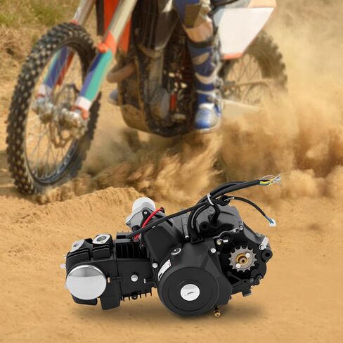 125CC 4-Stroke Engine Motor, 7.64HP 4-Speed ATV Motor with Automatic Clutch & Reverse, Electric Start Single Cylinder Air-Cooled Engine Motor with for Go Karts, ATVs, Motorcycles,Etc in Saudi Arabia