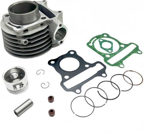 50mm Bore Cylinder with Gaskets and Piston Rebuild Kit for GY6 100cc 4 Stroke Engine 139QMA 139QMB Scooter Moped Go Kart ATV in Saudi Arabia