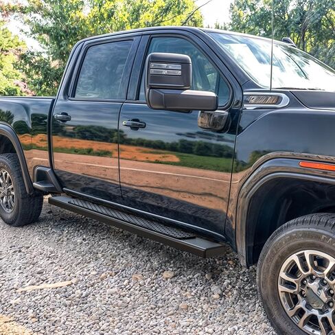 استبدال لوحات الجري YITAMOTOR لـ 2019-2026 Dodge Ram 1500 Crew Cab (لا تناسب 1500 Classic)، قضبان جانبية سوداء Nerf Bar in Kuwait