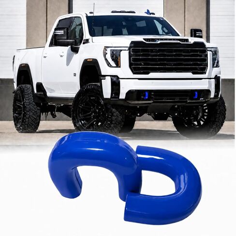 أغطية خطاف السحب متوافقة مع ملحقات 2020 2021 2022 2023 2024 2025 2026 GMC Sierra 2500/3500 HD - تصميم مطور، مطاط السيليكون، تركيب مجاني (أحمر) in Kuwait