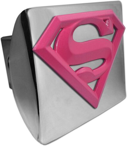 Elektroplate Officially Licensed Supergirl All Metal Black Hitch Cover for Trucks and SUVs | Fits Standard 2" Trailer Hitch Receivers | Premium Weatherproof in Kuwait