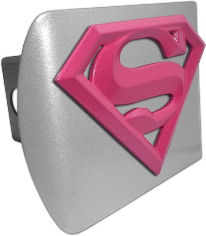 Elektroplate Officially Licensed Supergirl All Metal Black Hitch Cover for Trucks and SUVs | Fits Standard 2" Trailer Hitch Receivers | Premium Weatherproof in Kuwait