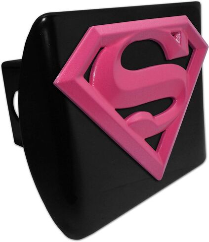 Elektroplate Officially Licensed Supergirl All Metal Black Hitch Cover for Trucks and SUVs | Fits Standard 2" Trailer Hitch Receivers | Premium Weatherproof in Kuwait