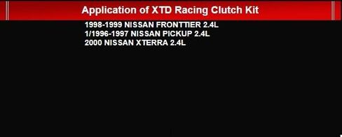 XTD Stage 1 Clutch Kit Compatible With 1998-1999 Nissan Frontier 2.4L KA24DE /1996-1997 Nissan Pickup KA24E / 2000 Nissan Xterra in Kuwait