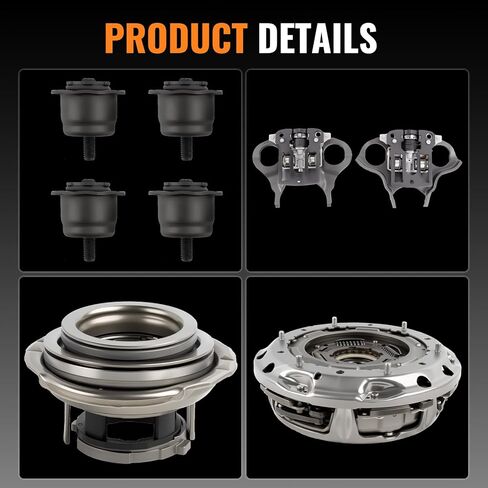 DPS6 6DCT250 Transmission Clutch Kit with Clutch Compatible with 2011-up Ford Focus Fiesta B-MAX EcoSport Replace 602000800 in Saudi Arabia