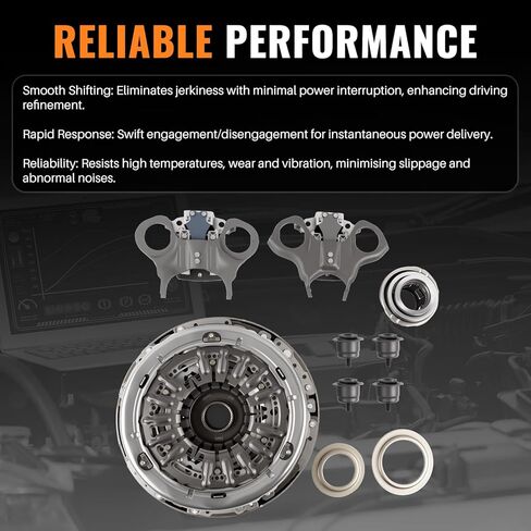 DPS6 6DCT250 Transmission Clutch Kit with Clutch Compatible with 2011-up Ford Focus Fiesta B-MAX EcoSport Replace 602000800 in Saudi Arabia