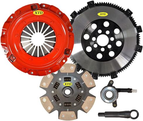 AMC Stage 3 Racing Clutch & X-Lite Flywheel متوافق مع 2008-2017 Mitsubishi Lancer SE GT GTS / 2011-2020 Outlander Sport RVR 2.0L 2.4L Non Turbo in Kuwait