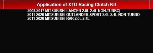 AMC Stage 3 Racing Clutch & X-Lite Flywheel متوافق مع 2008-2017 Mitsubishi Lancer SE GT GTS / 2011-2020 Outlander Sport RVR 2.0L 2.4L Non Turbo in Kuwait