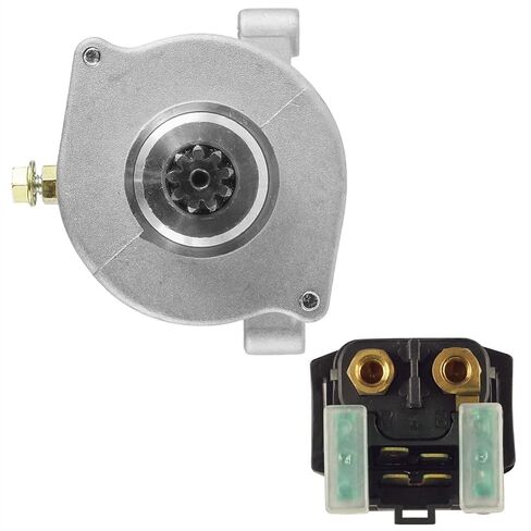 163mm Starter Motor Relay Solenoid Kit 5KM-81890-00-00 بديل لـ Yamaha Kodiak YFM400 2000-2006 Wolverine YFM450 2006-2010 Rhino YXR450 2006 Grizzly 660 YFM660 يستبدل 4WV-81800-00-00 in Kuwait