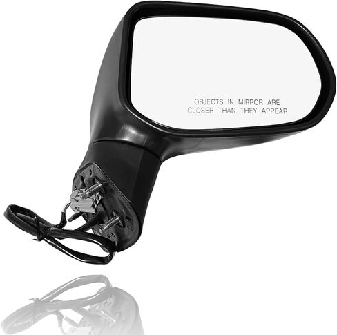 مرآة رؤية قابلة للطي من الجانب الأيمن للركاب من PM باللون الأسود المزخرف لسيارة Honda Civic 2006-2011 in Kuwait