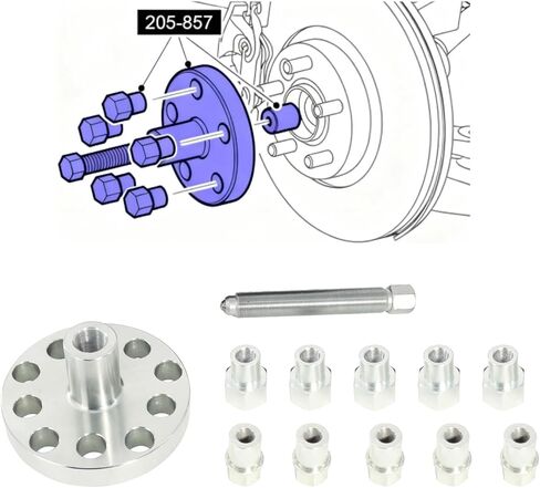 DPTOOL 205-857 Halfshaft Remover Wheel HUB Axle Puller Compatible with Land Rover in Saudi Arabia