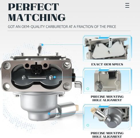 المكربن لـ B&S 791230 799230 699709 499804 20 21 22 23 24 25 HP محرك V-Twin Carb لجون D MIA10632 L118 L120 LA130 LA135 استبدال 405777 406777 407677 407777 441777 جرار جزازة العشب in Kuwait
