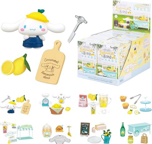 مجموعة مجسم مصغر من Hamee Re-Ment Hello Kitty and Friends Cute Blind Box Diorama كهدية عيد ميلاد، هدية للحفلات، تمثال صغير قابل للتجميع (My Melody and Kuromi Sweet Tea Party) - قطعة واحدة. مجموعة الغموض in Kuwait