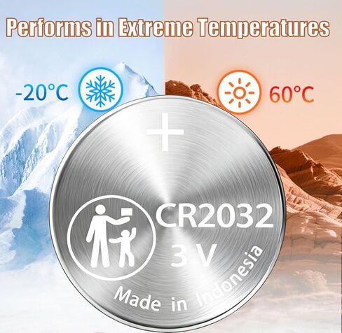 استبدال بطاريات Key Fob CR2032 لسلاسل مفاتيح السيارة - ملاءمة عالمية - يتضمن دليل التثبيت (عبوتان) in Kuwait