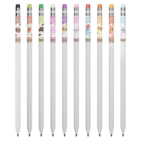 أسطوانة Candy Counter Smencils - أقلام الرصاص المعطرة HB #2، عدد 50، هدايا للأطفال، هدايا الحفلات، مكافآت الفصل الدراسي in Kuwait