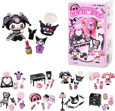 Hamee RE-Ment Hello Kitty and Friends Blind Box Diorama Miniature Figure Set for Birthday Gift, Party Favor, Collectible Figurine, Sanrio Fan (Cinnamoroll Style Shop) - 1 Pc. Mystery Set in Kuwait