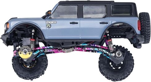 4PCS Aluminum 27mm Shock Absorber Damper Set for Axial SCX30 1/30 RC Crawler Car Upgrades,Black in Kuwait