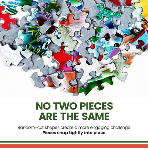 VCC 1000 Piece Jigsaw Puzzle for Adults - 4th of July Puzzle, Random Cut Interlocking Pieces, Premium Thick Puzzle Board, Tight Snap Fit, 26.6" x 19.25" in Kuwait