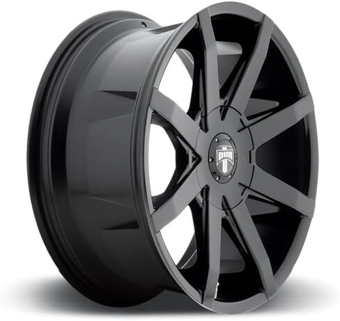 Dub S110 Push 20x8.5 5x114.3/5x127 +30mm Gloss Black Wheel Rim in Saudi Arabia