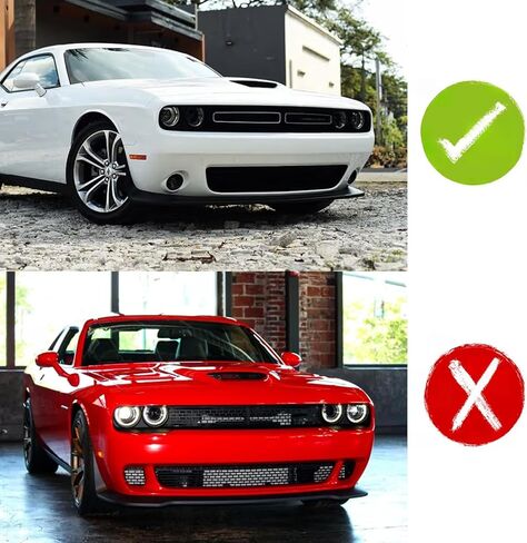 Front Bumper Grille For Dodge Challenger 2015-2022 Front Lower Grill Trim with Fog Light Holes Replacement 68259756AA in Saudi Arabia