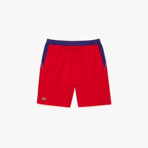 Lacoste Mens X Novak Djokovic Colorblock Shorts in Saudi Arabia