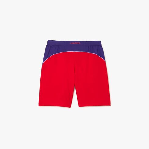 Lacoste Mens X Novak Djokovic Colorblock Shorts in Saudi Arabia
