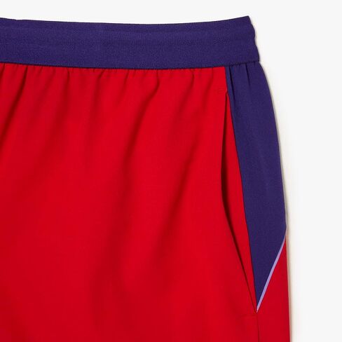 Lacoste Mens X Novak Djokovic Colorblock Shorts in Saudi Arabia