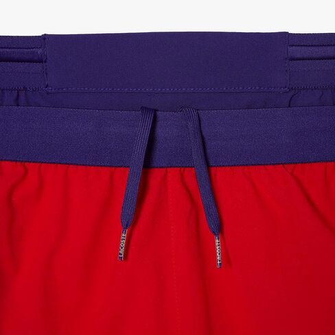 Lacoste Mens X Novak Djokovic Colorblock Shorts in Saudi Arabia