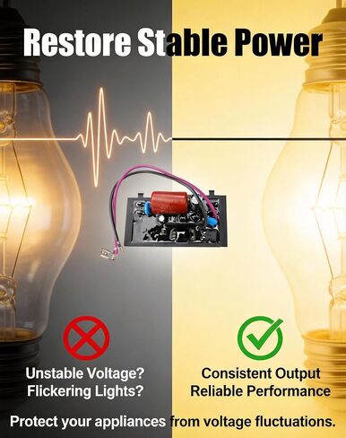 Flecto 20585GS Voltage Regulator for Briggs & Stratton Generator, AVR Replacement for 2058566 991-3465-00, Generator Power Output Regulator for Stable Voltage Control in Saudi Arabia
