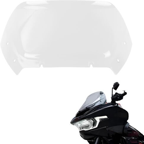11.5 بوصة الزجاج الأمامي للدراجات النارية مقسم الرياح مناسب لـ Harley Road Glide FLTRXSE 2023-أحدث FLTRX FLTRXSTSE 2024-أحدث للمصابيح الأمامية المزدوجة (أزرق) in Kuwait