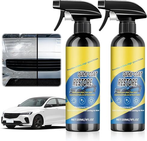 2Pcs Nano Quick Coat Restore Coating Spray,2026 New Advanced Automobile Quick-Acting Coating Agent,Quick Effect CoatingAgent Spray with Waterless Wash Polish & Paint Protection Long-Lasting Car in Saudi Arabia