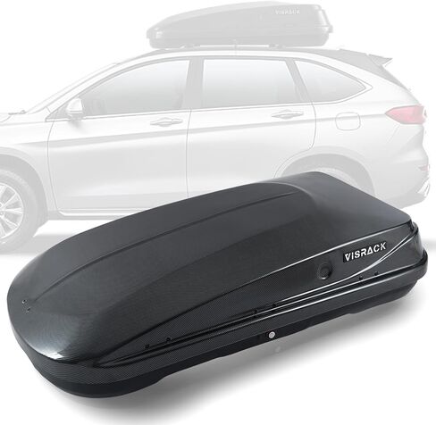 Hard Shell Roof Cargo Box 16 Cu Ft Large Rooftop Carrier with Security Lock 58.3 x 35.4 x 13 in ABS Durable Waterproof Roof Storage Box for Luggage Travel Fits Most Crossbars Tool-Free Install Gray in Kuwait