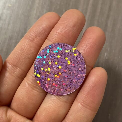 500 Pcs 10 Colors Round Large Sequins, 30mm Iridescent Loose Sequin Paillettes for DIY Craft Wedding Birthday Party in Saudi Arabia