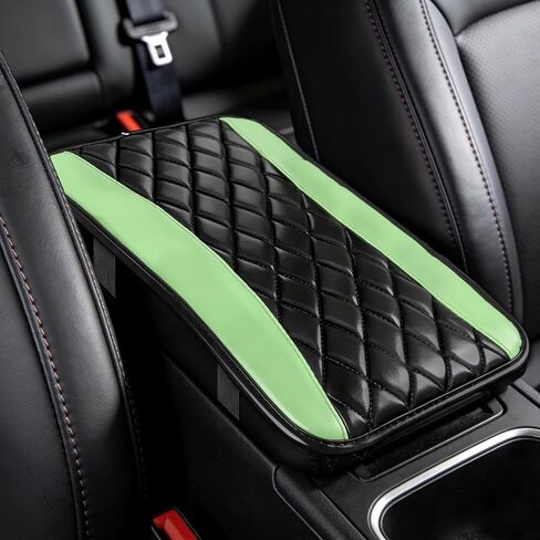 Car Center Console Cushion Pad, Arm Rest Covers, 12.6"×7.5" Leather Waterproof Auto Armrest Seat Box Protector, Auto Comfortable Center Console Cover Universal for Most Vehicles (Purple) in Kuwait