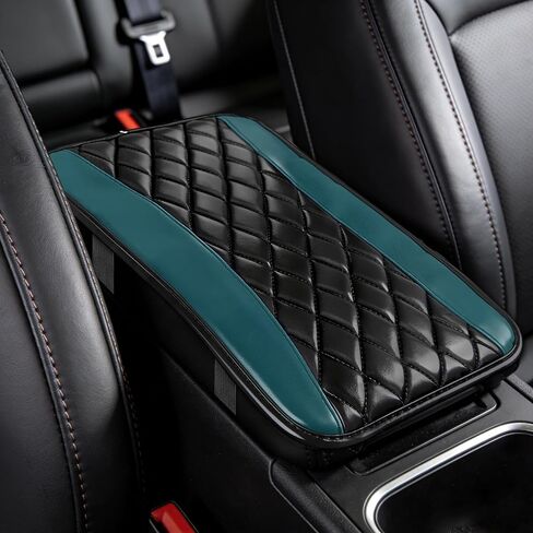 Car Center Console Cushion Pad, Arm Rest Covers, 12.6"×7.5" Leather Waterproof Auto Armrest Seat Box Protector, Auto Comfortable Center Console Cover Universal for Most Vehicles (Purple) in Kuwait
