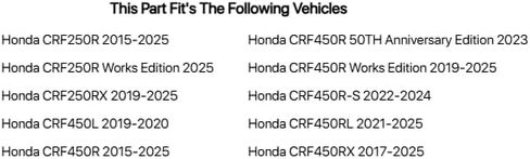 دوار فرامل تايفون من الفولاذ المقاوم للصدأ من TUSK، أمامي لسيارة Honda CRF450R Works Edition 2019-2024 in Kuwait