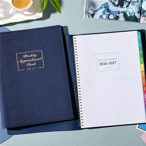 2025 Weekly Appointment Book - Daily Hourly Planner 2025 from JAN 2025 - DEC 2025, 8.4" x 10.6", 15-Minute Interval, Flexible Soft Cover in Saudi Arabia