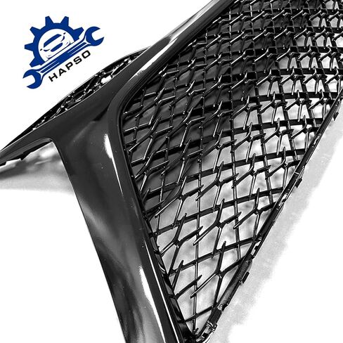 Front Bumper Lower Grille Camry Glossy Black Grill Direct Insert Replacement Compatible With 2018-2020 Toyota Camry SE Sedan 4-Door TO1036185 / 5310206520 in Kuwait