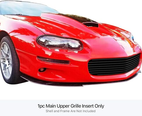 Off Roader eGrille Premium Stainless Steel Black 8x6 Horizontal Billet Grille Compatible with Chevy Camaro 1998-2003 Main Upper BGC-8C3993W in Kuwait