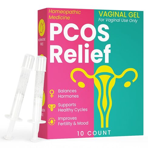 PCOS Support for Fertility & Cycle Health | Hormone Balance for Women | Helps with Irregular Cycles, Vaginal Dryness, Pelvic Discomfort & Mood Swings | Includes 10 Pre-Filled Applicators in Saudi Arabia